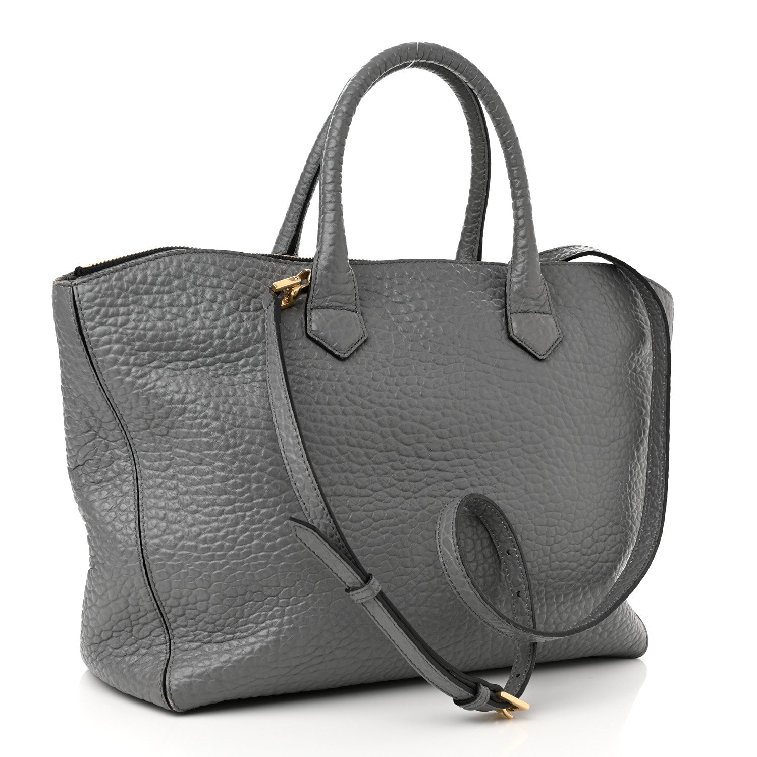 Burberry Heritage Grain Medium Dewsbury Tote Grey 3 of 11