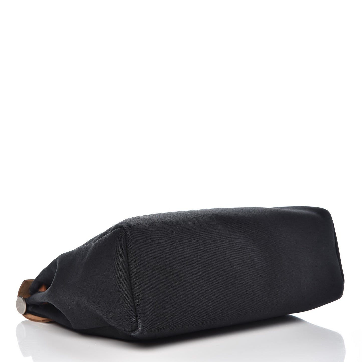 Toile Vache Calfskin Herbag 30 PM Black Natural