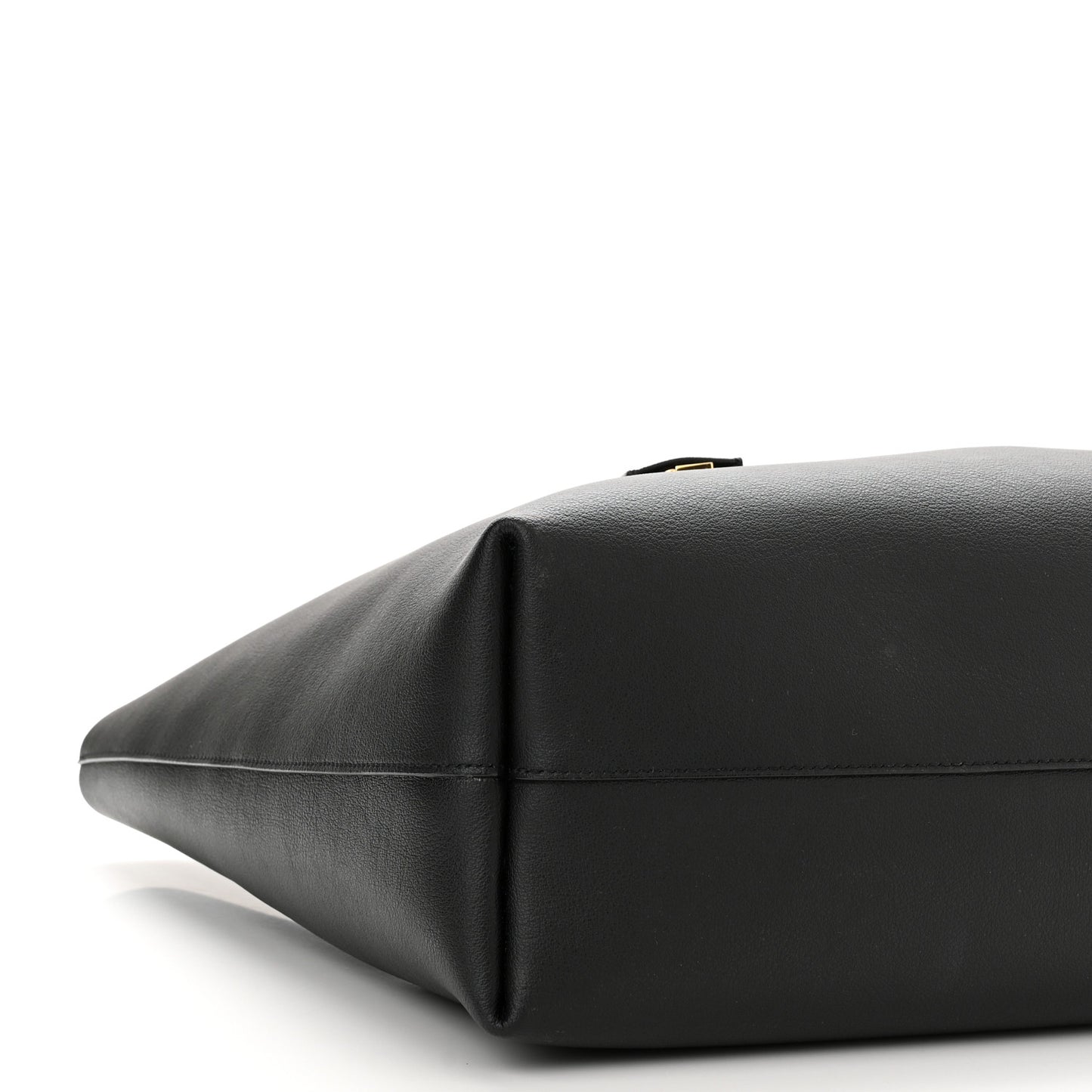 Calfskin Large Shopping Tote Black