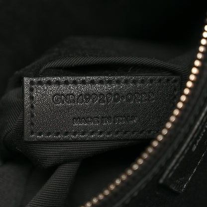 Saint Laurent Raffia Linen Calfskin Rive Gauche Tote Naturale Black 7 of 12