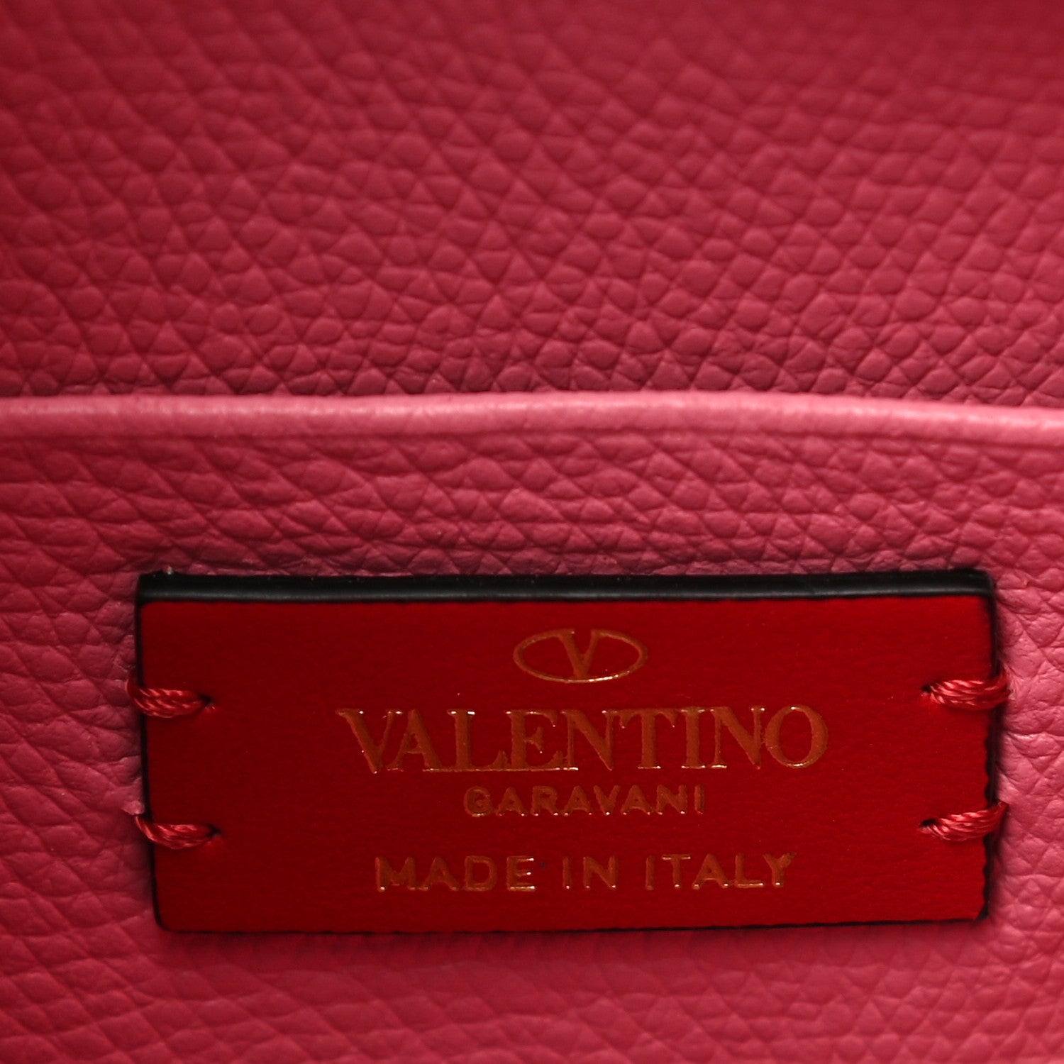 Valentino Garavani Grainy Calfskin Mini Vlogo Hobo Bag Flamingo Pink 5 of 8