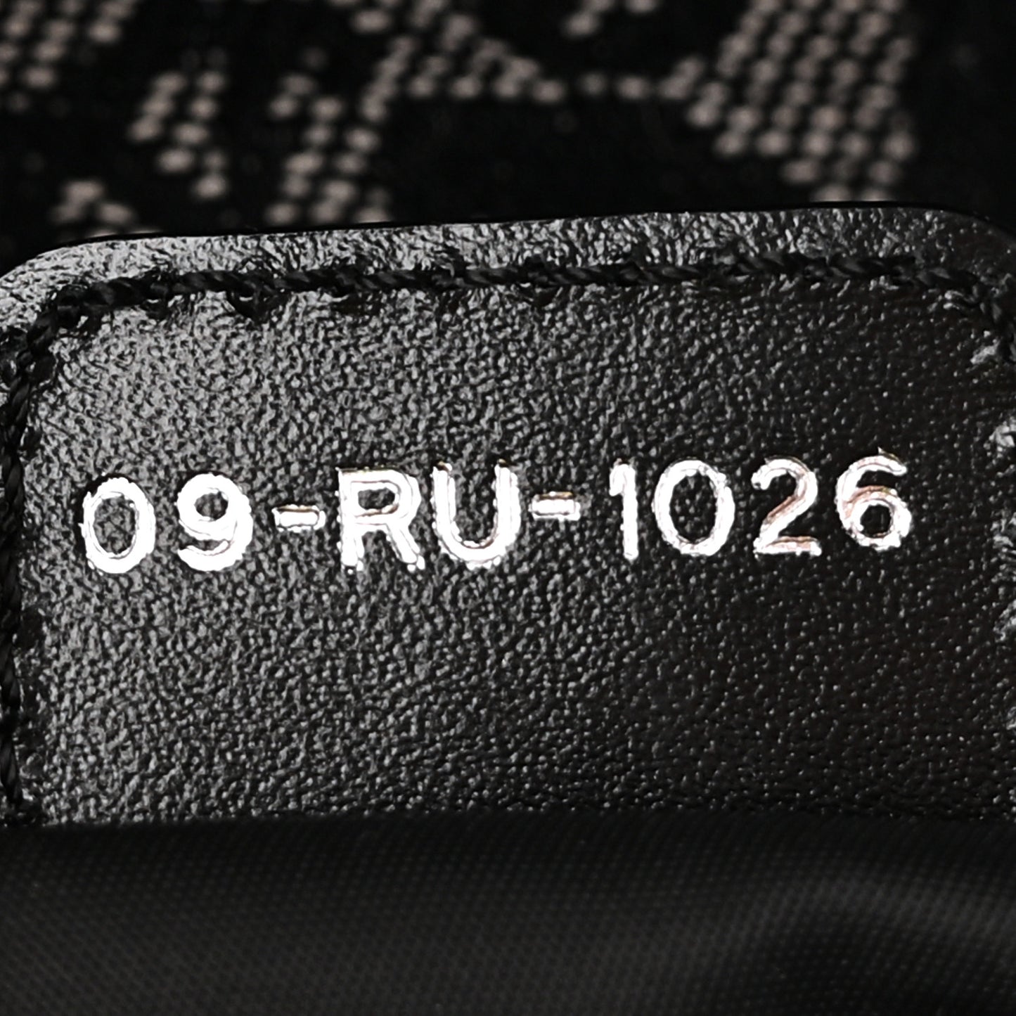 Monogram Saddle Bag Black