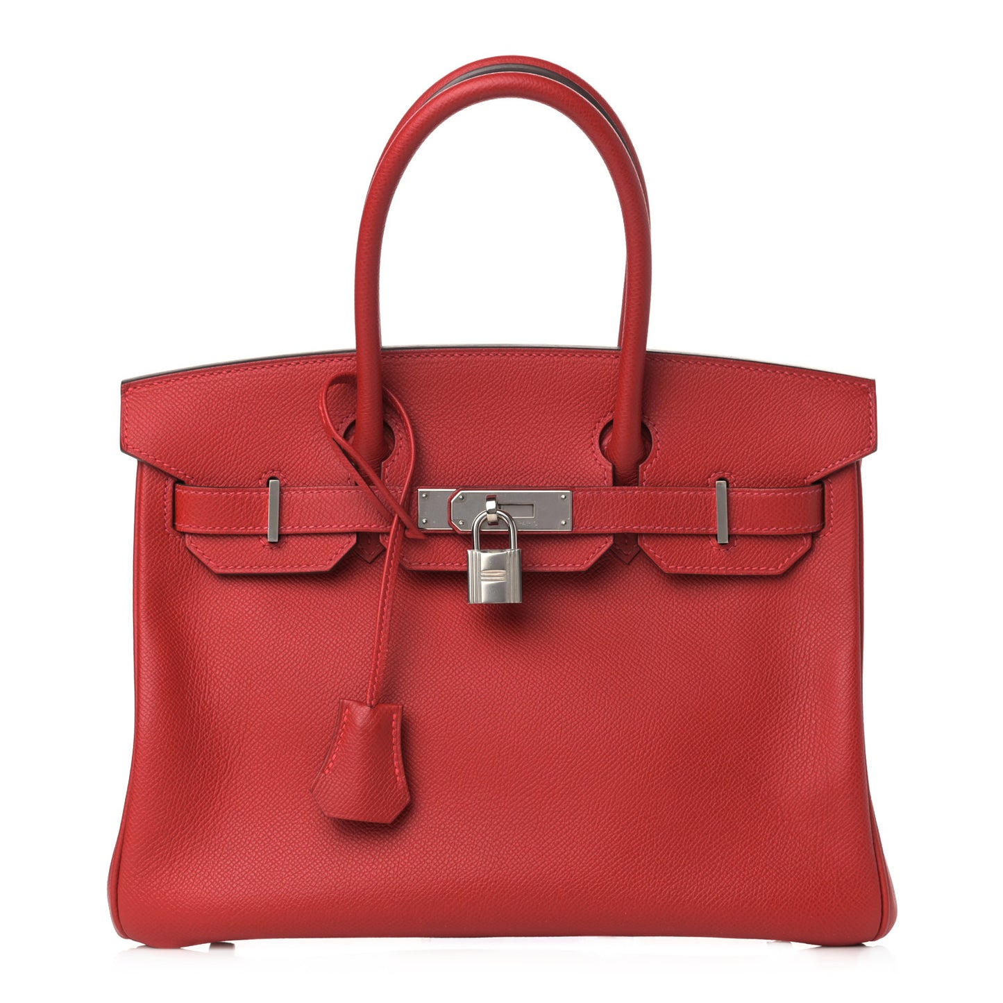 Epsom Birkin 30 Rouge Casaque