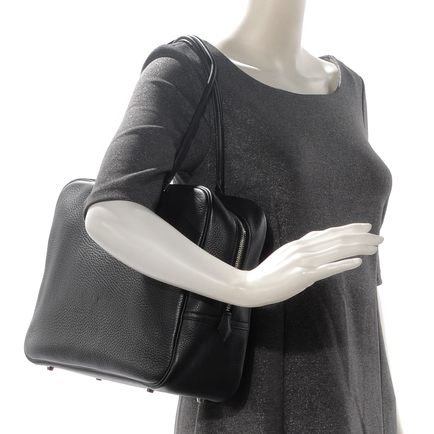 Hermes Clemence Plume 32 Black 2 of 7