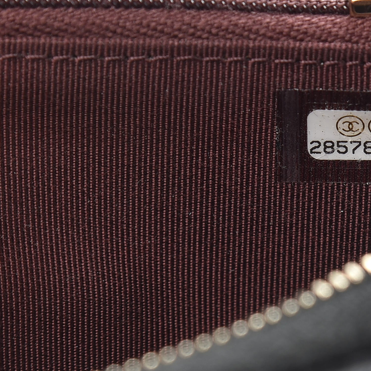 Chanel Caviar Quilted Medium Zip Around Wallet Black 7 of 8