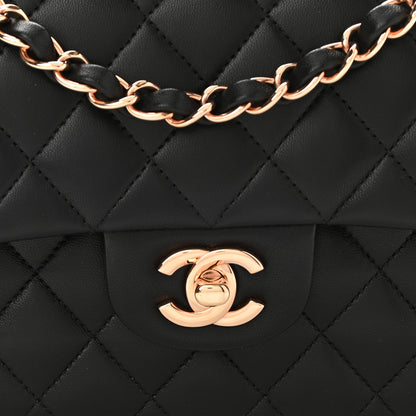 Chanel Lambskin Quilted Small Double Flap Black 8 of 10