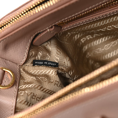 Prada Saffiano Small Galleria Double Zip Tote Cammeo 9 of 19