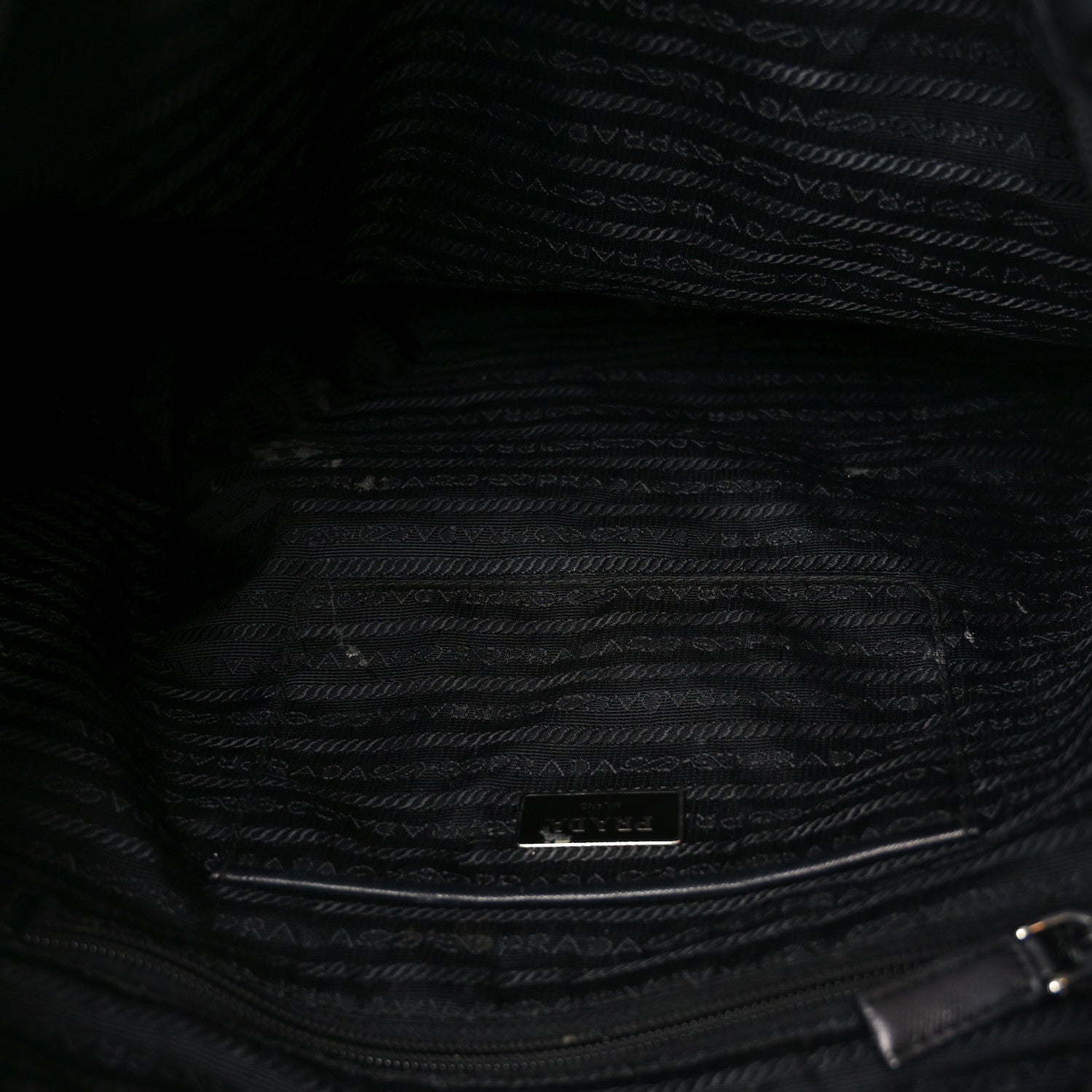 Prada Tessuto Nylon Tote Black 6 of 10