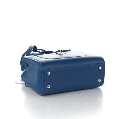 Chanel Grained Calfskin Mini Neo Executive Shopper Tote Blue 4 of 8