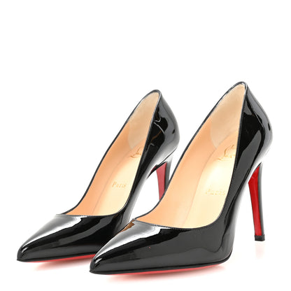 Christian Louboutin Patent Pigalle Follies 100 Pumps 36 Black 4 of 8