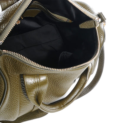 Alexander Wang Leather Rocco Duffel Bag Olive 5 of 6