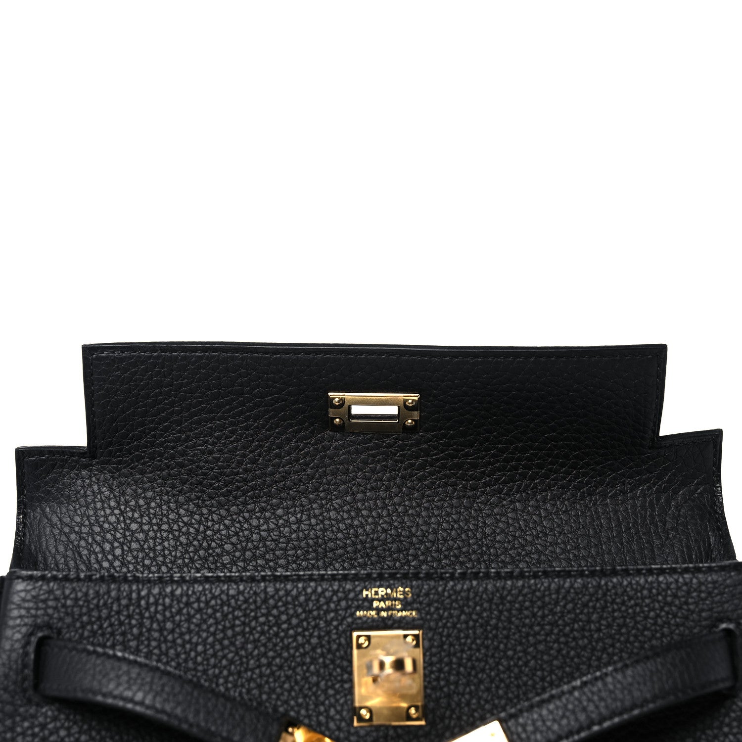 Hermes Togo Kelly Retourne 25 Black 17 of 38