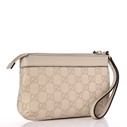 Gucci Guccissima Wristlet Off White 3 of 9
