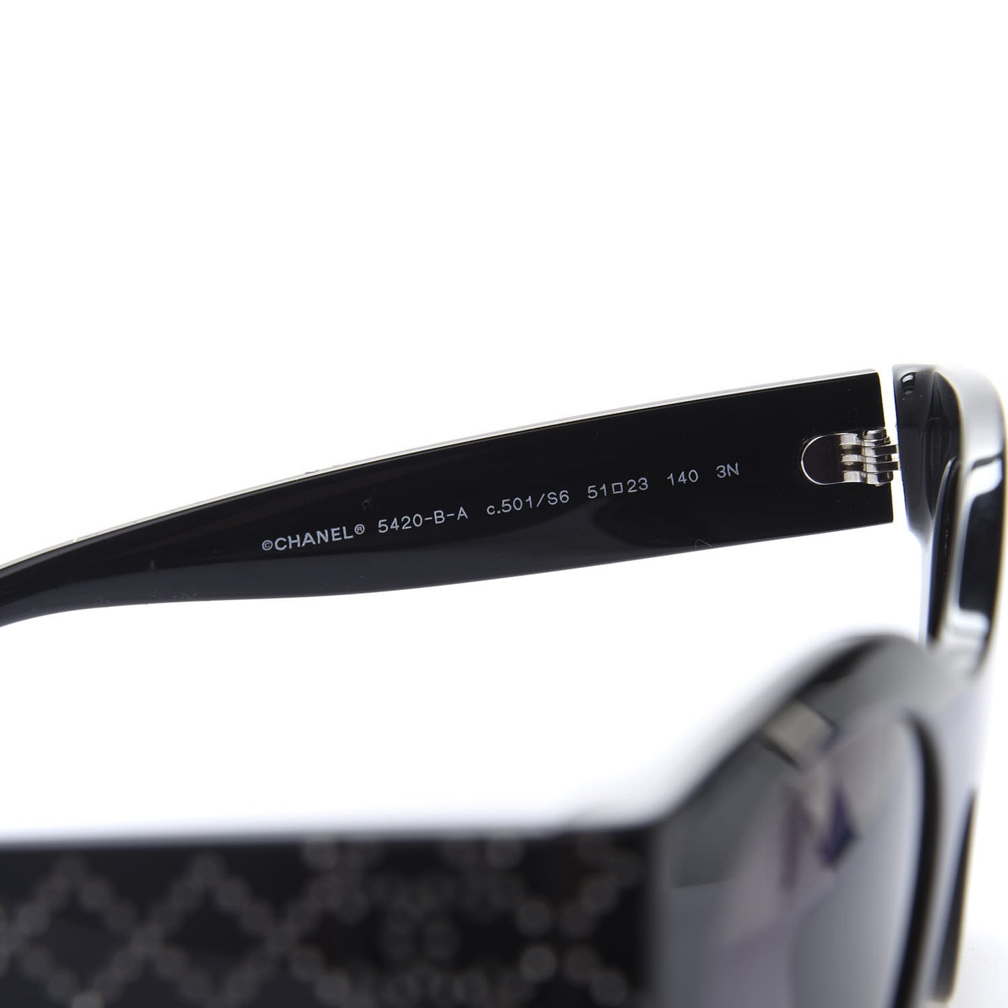Crystal CC Sunglasses 5420-B Black
