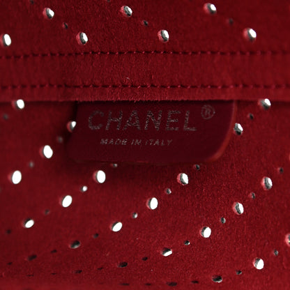 Chanel Perforated Caviar Drawstring Bucket Bag Black 7 of 12