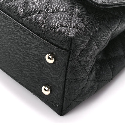 Chanel Caviar Quilted Mini Coco Handle Flap Black 11 of 12
