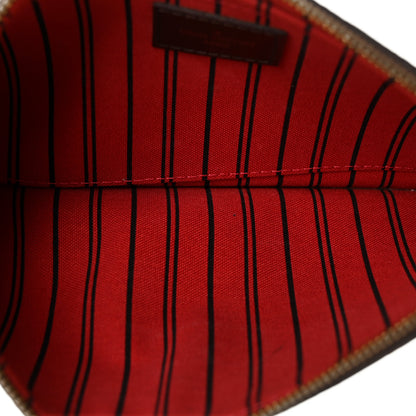Louis Vuitton Damier Ebene Neverfull MM GM Pochette 6 of 8