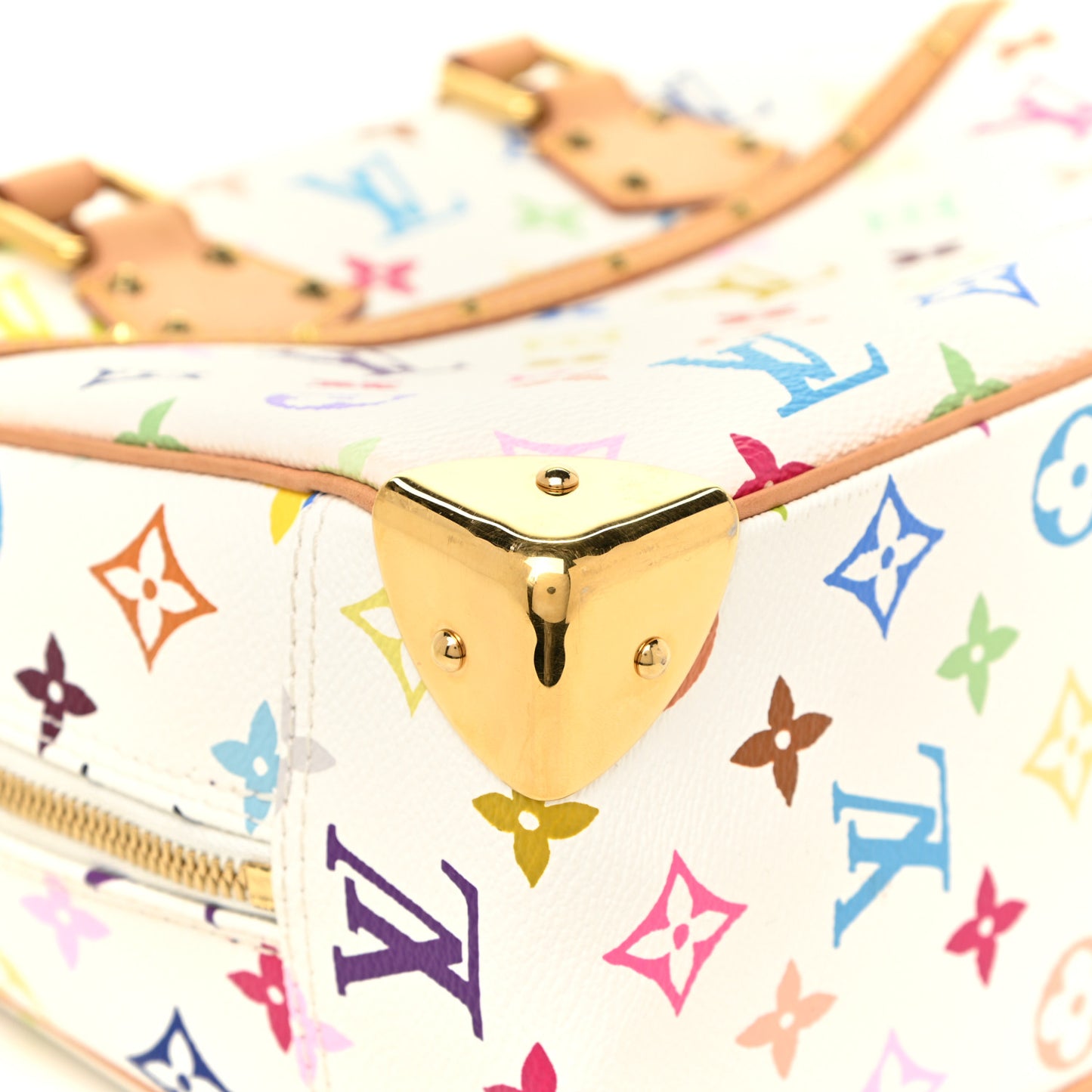 Monogram Multicolor Trouville White