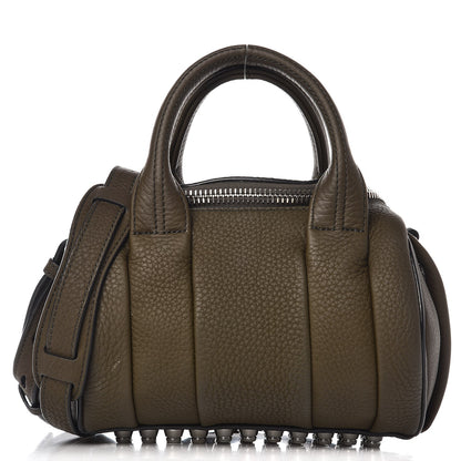 Alexander Wang Pebbled Calfskin Mini Rockie Matte Khaki Green Rhodium Hardware 1 of 7