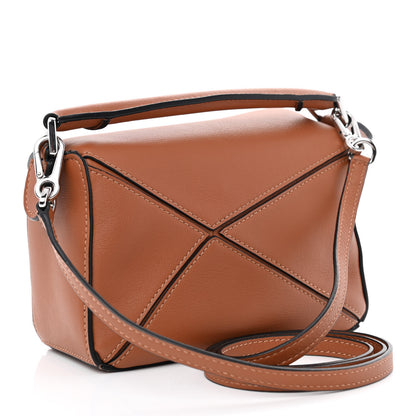 Loewe Calfskin Mini Puzzle Bag Tan 3 of 10