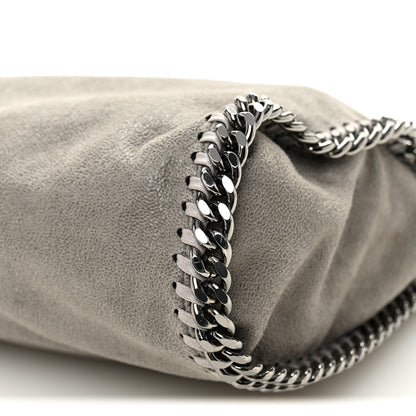 Stella McCartney Shaggy Deer Mini Falabella Fold Over Tote Light Grey 9 of 10