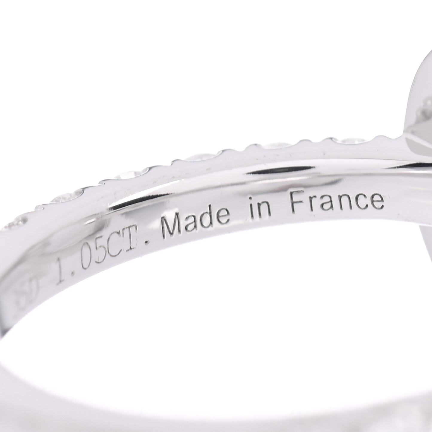 18K White Gold Diamond Finesse Ring 50 5.25