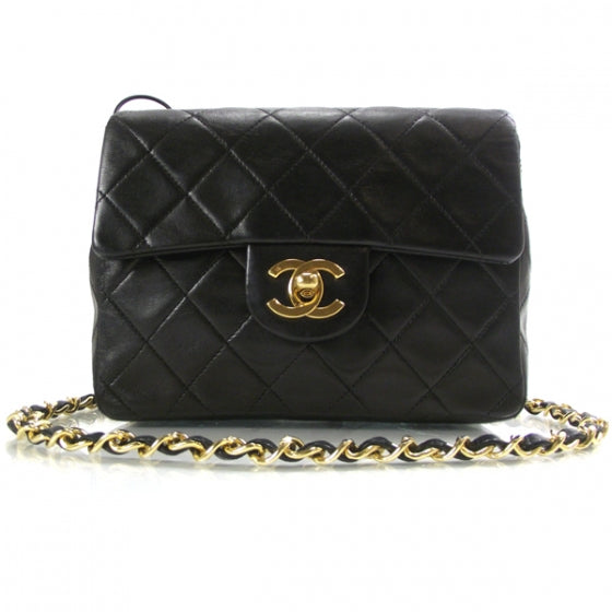 Lambskin Mini Flap Black