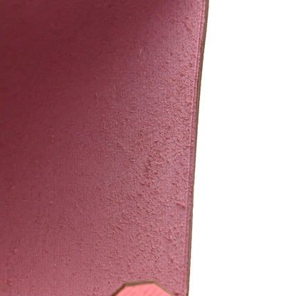 Hermes Epsom Tarmac Dot PM Passport Holder Rose Azalee 8 of 8