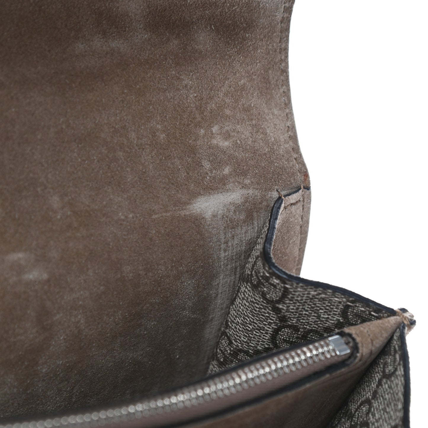 GG Supreme Monogram Small Dionysus Shoulder Bag Taupe