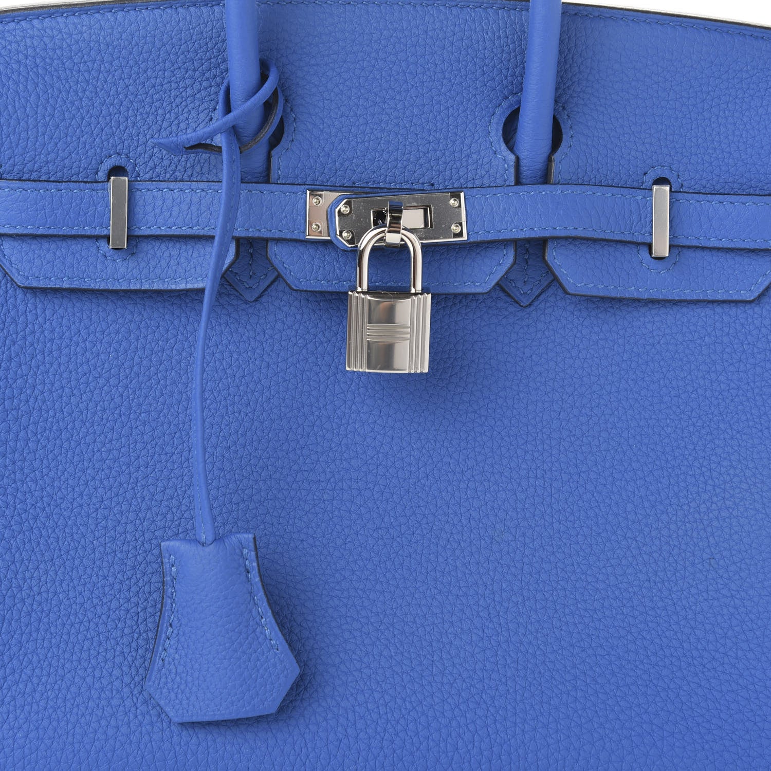 Hermes Togo Birkin 25 Bleu Zellige 10 of 11