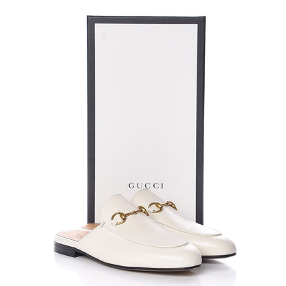 Gucci Malaga Kid Womens Princetown Slippers 37 Mystic White 9 of 9