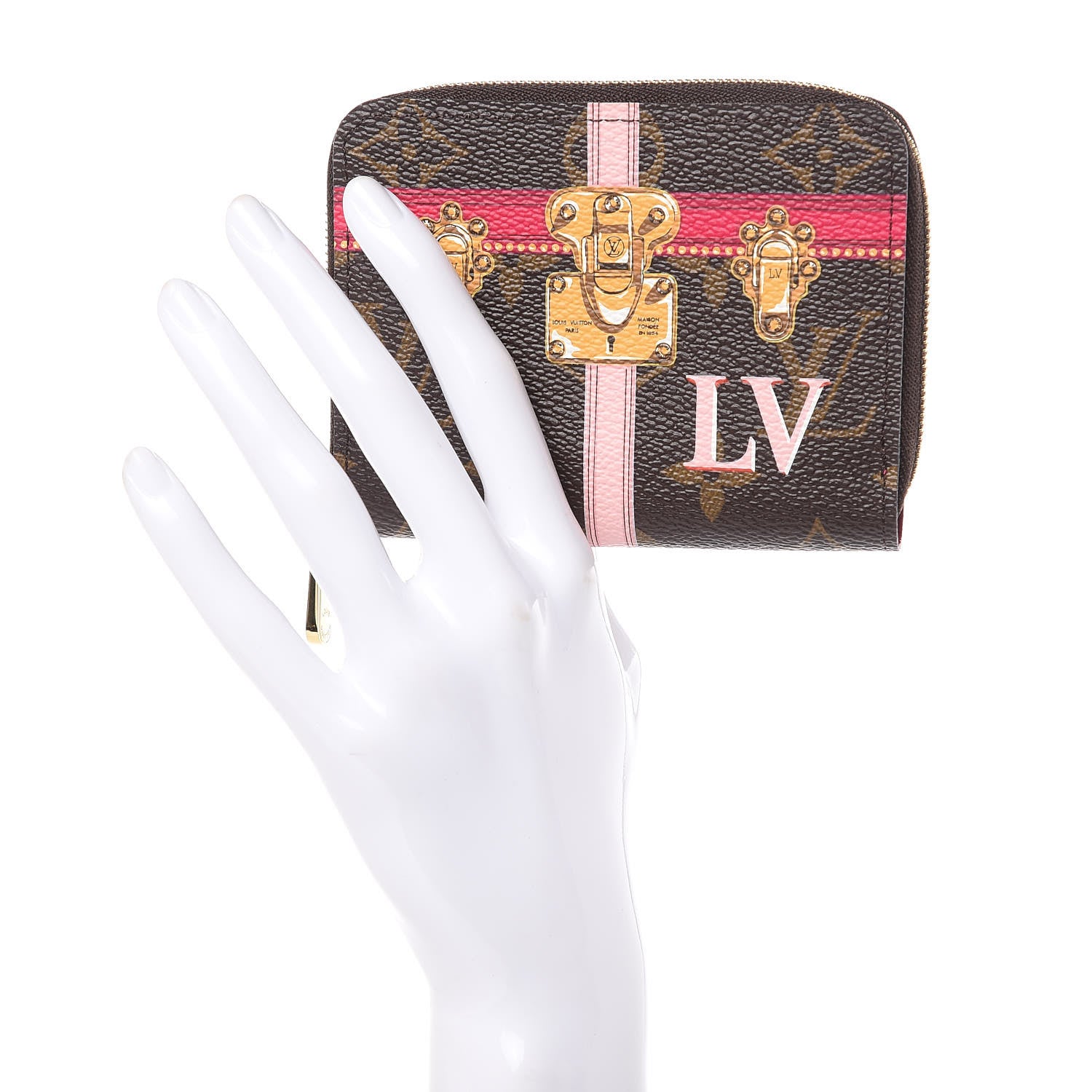 Louis Vuitton Monogram Summer Trunks Zippy Coin Purse 2 of 8