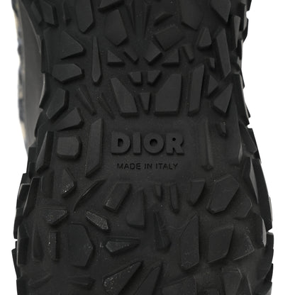 Christian Dior Jacquard Rubber Oblique Mens B28 Low Top Sneakers 42 Black Apricot 8 of 8
