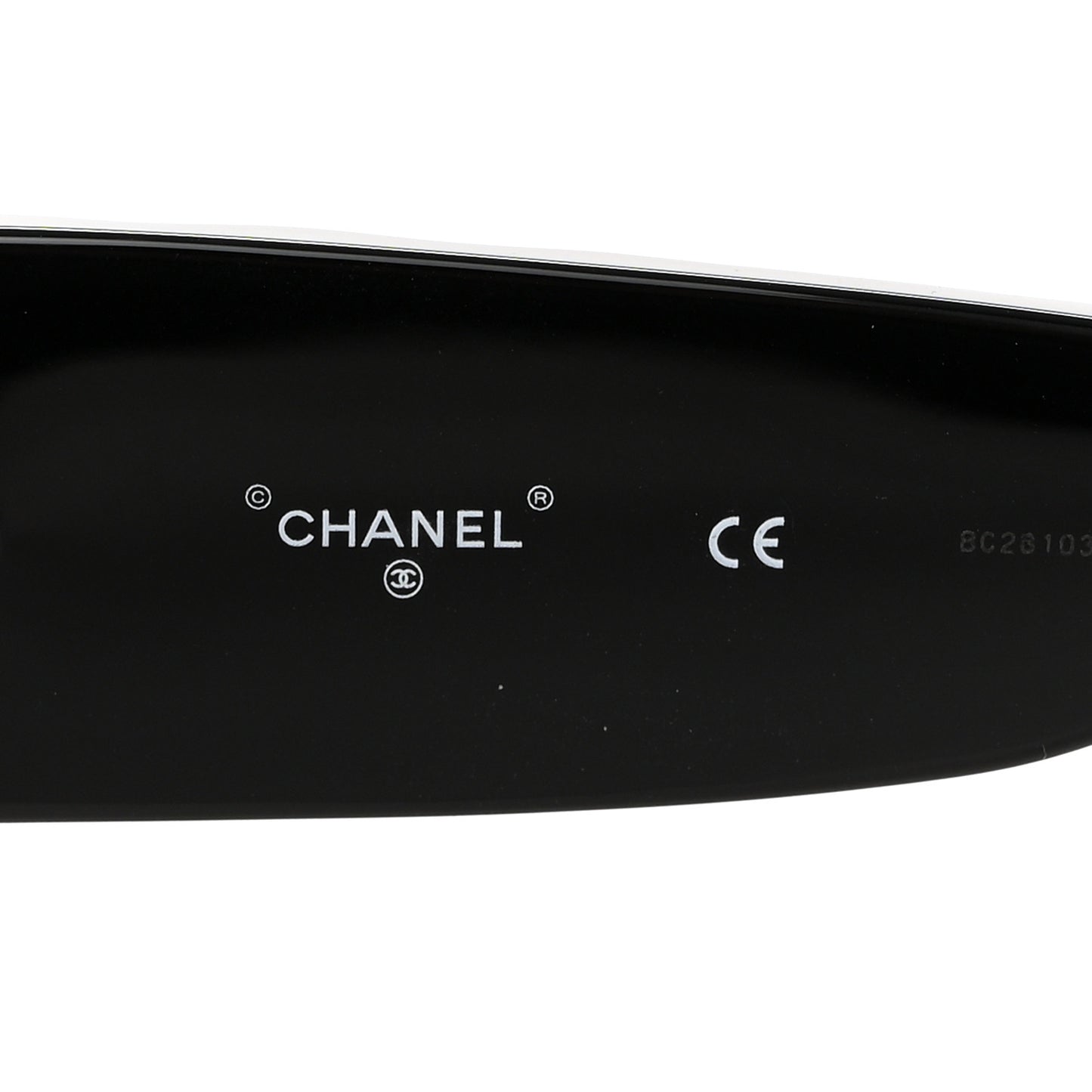 Acetate Quilted CC Pilot Sunglasses 71465 Black