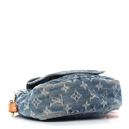 Louis Vuitton Denim Camera Bag Blue 4 of 13