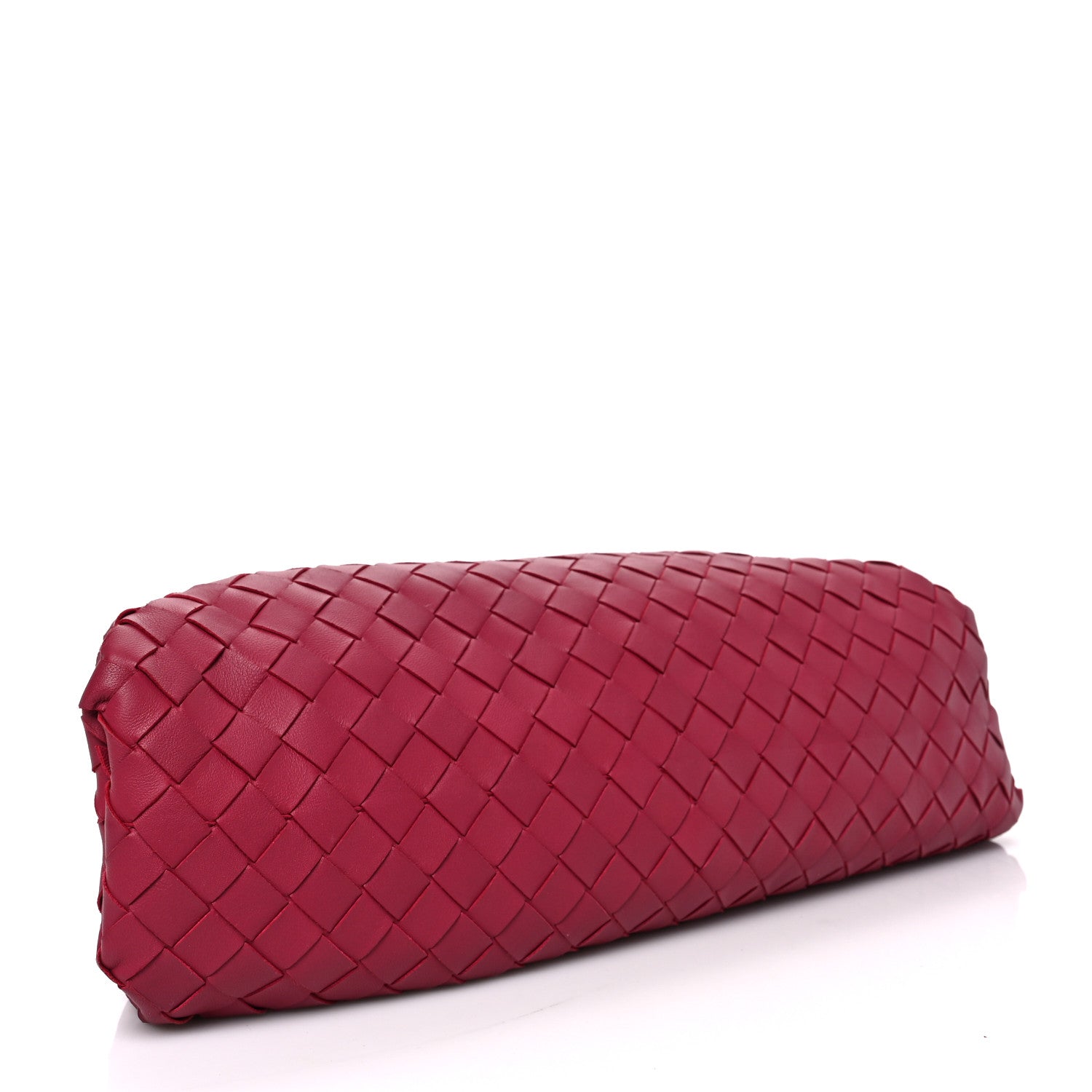 Bottega Veneta Nappa Maxi Intrecciato The Pouch Oversized Clutch Amaranto 4 of 10