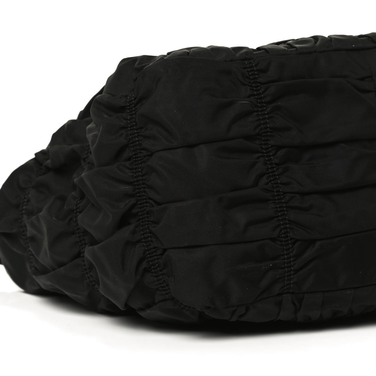 Tessuto Nylon Gaufre Tote Black