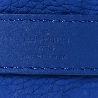 Louis Vuitton Monogram Taurillon Keepall Bandouliere 25 Racing Blue 6 of 9
