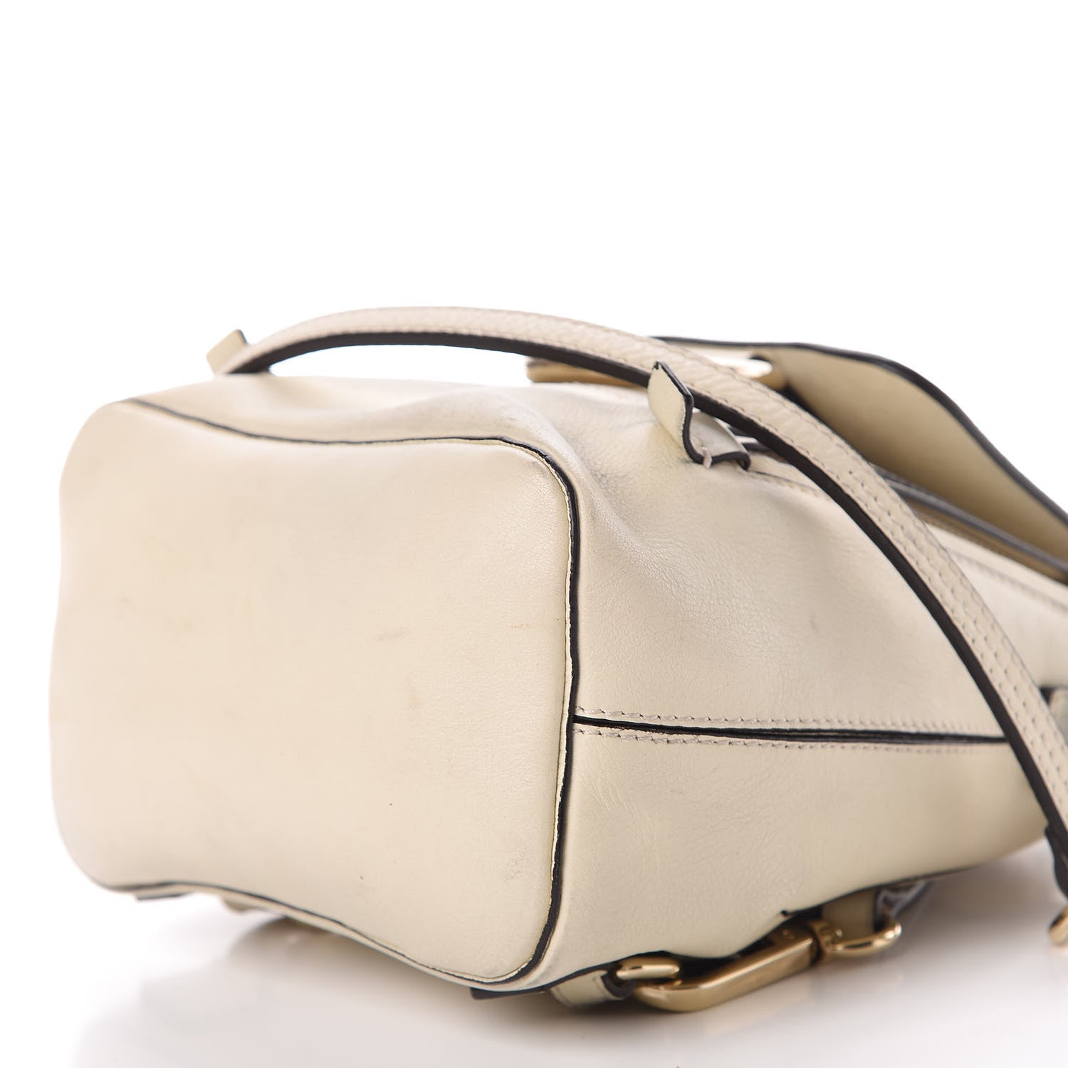 Chloe Suede Calfskin Small Faye Backpack Off White 6 of 10