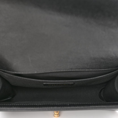 Chanel Caviar Quilted Medium Boy Flap Black 5 of 11