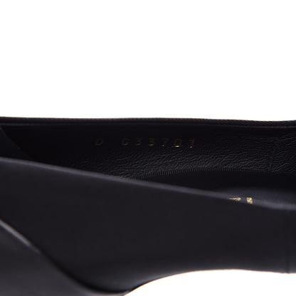 Chanel Grosgrain Lambskin CC Pumps 38 Black 9 of 10