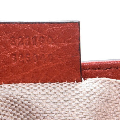 Gucci Pebbled Calfskin Small Soho Flap Crossbody Sun Orange 7 of 9