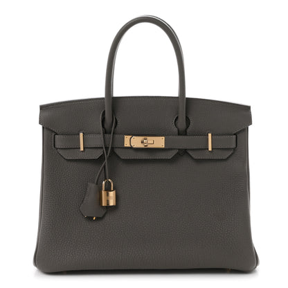 Hermes Togo Birkin 30 Gris Meyer 1 of 11