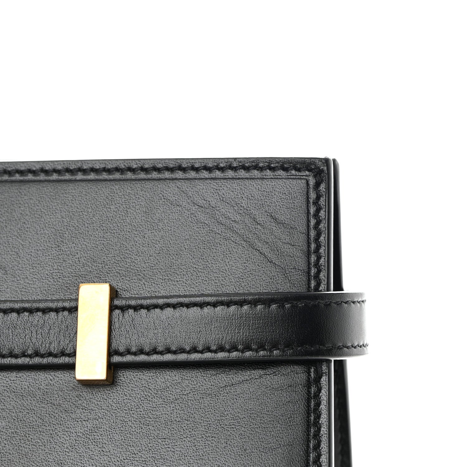 Saint Laurent Calfskin Medium Manhattan Shopper Tote Black 13 of 14