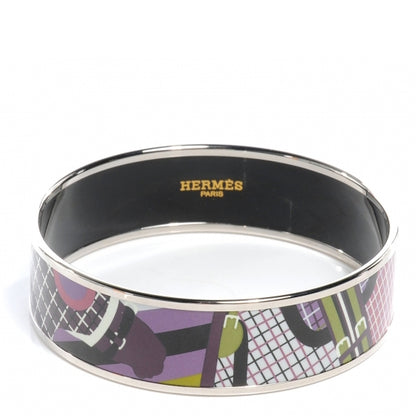 Hermes Enamel Printed Wide Bracelet 65 1 of 5