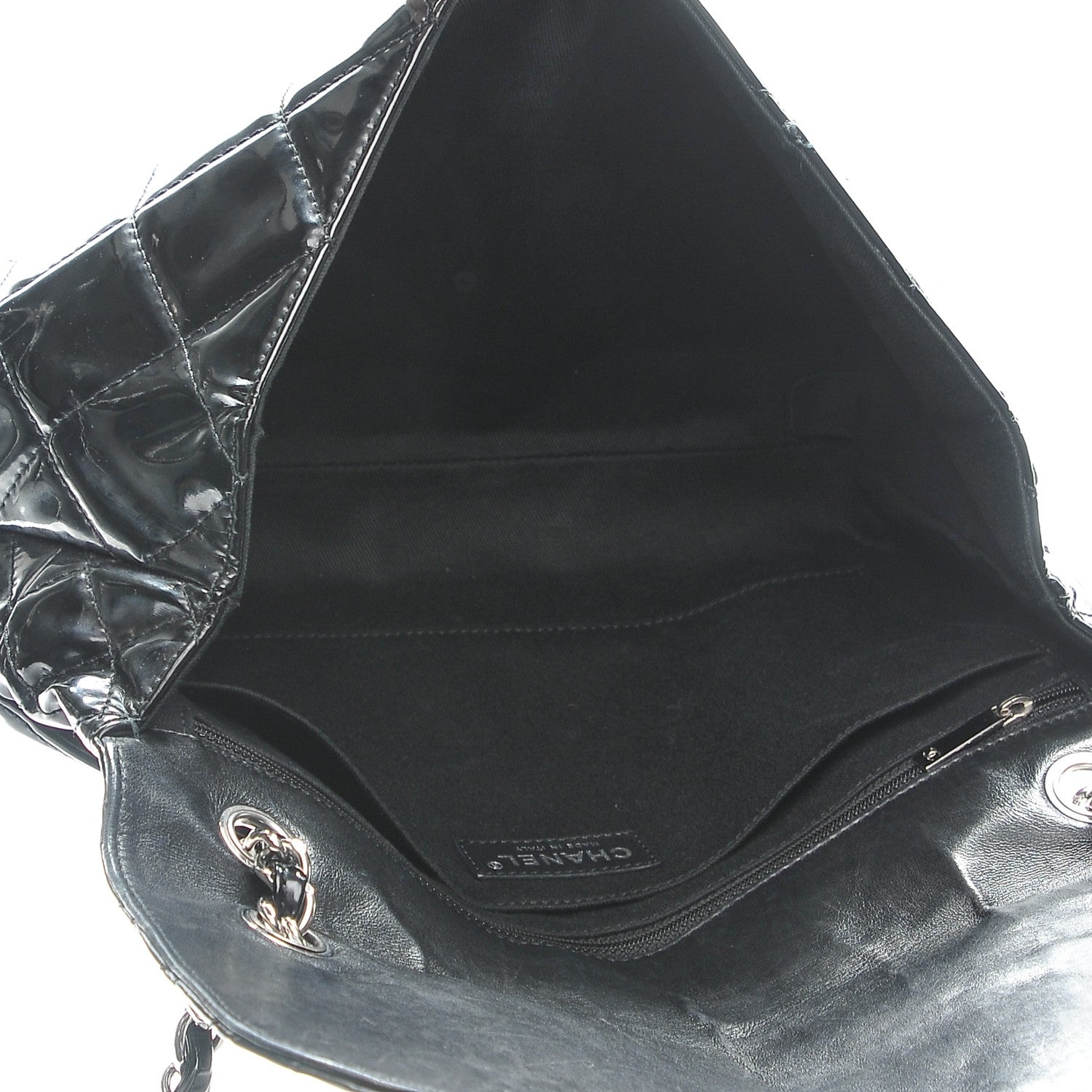 Chanel Vinyl Quilted In the Business Flap Bag Black 5 of 7