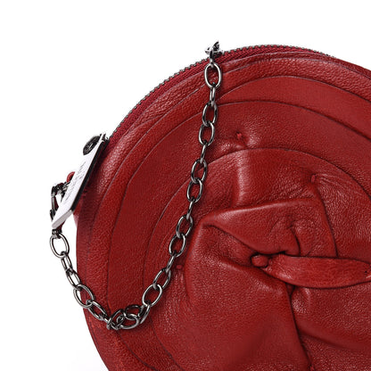 Valentino Garavani Nappa Petale Mini Chain Crossbody Red 8 of 8