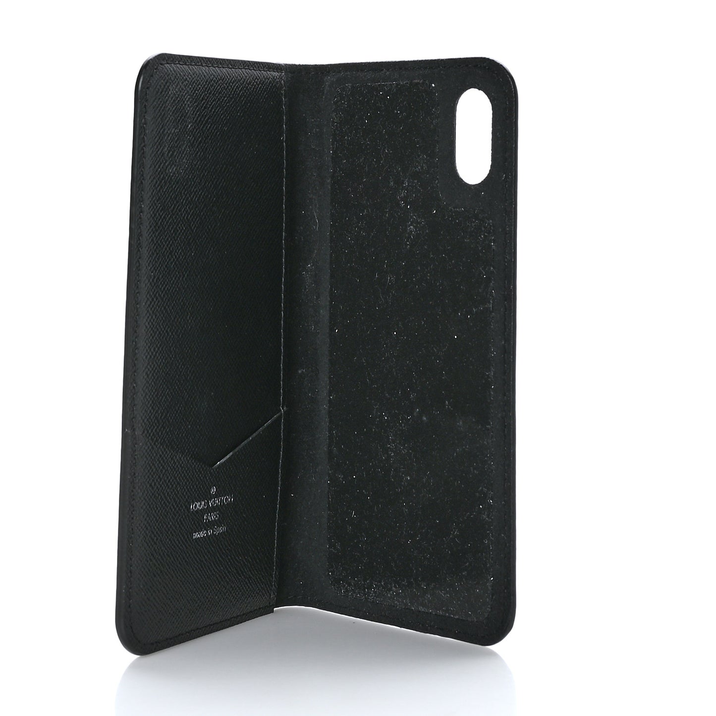 Monogram Eclipse iPhone XS Max Folio Case Black