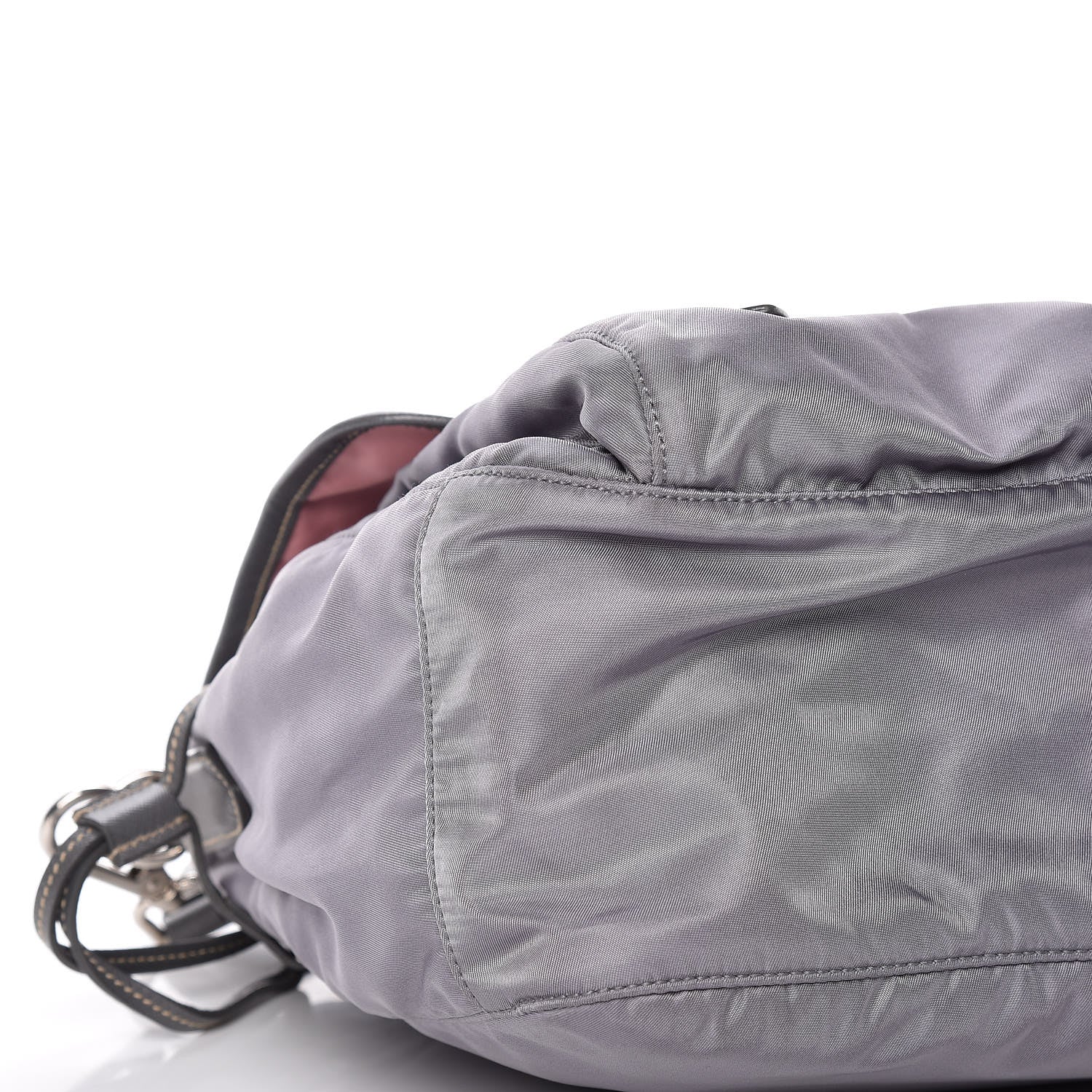 Prada Tessuto Nylon Vela Messenger Bag Grey 8 of 9