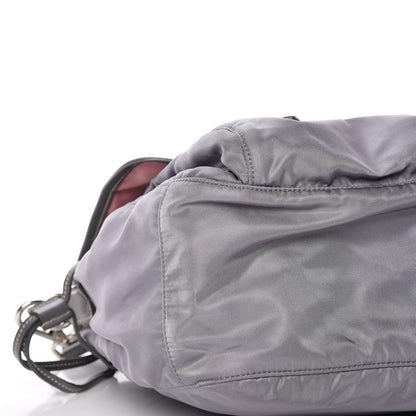Prada Tessuto Nylon Vela Messenger Bag Grey 8 of 9